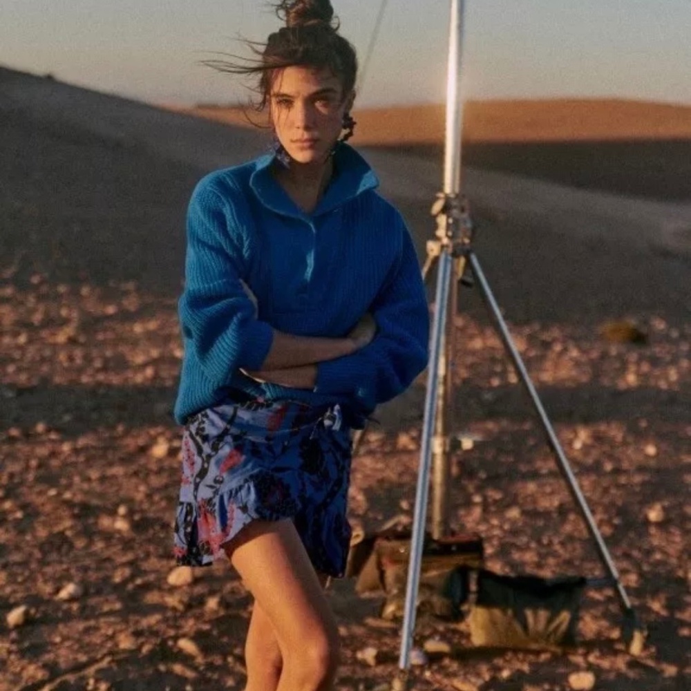 Sezane Kyam Jumper XS electric blue